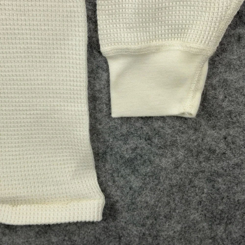 VTG CWU-44/P Undershirt Large Cream Aramid Flyer Anti Exposure Waffle Turtleneck